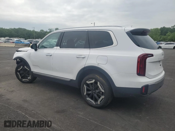 2025 Kia Telluride S z VIN 5XYP6DGC8SG602937, wystawiony jako Copart lot #57142385 z przebiegiem 4 297 mil mil oraz Szkoda całkowita • Salvage title. Historia ofert i sprzedaży dostępna na DreamBid. Obrazek 2.