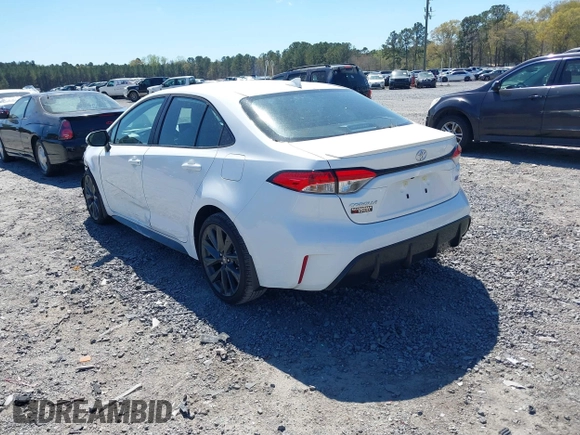 2024 Toyota Corolla SE with VIN 5YFS4MCE7RP217155, listed as a IAAI auction lot 41892022 with 320 mi miles. Bid and sale history available at carsss.com. Image 3.