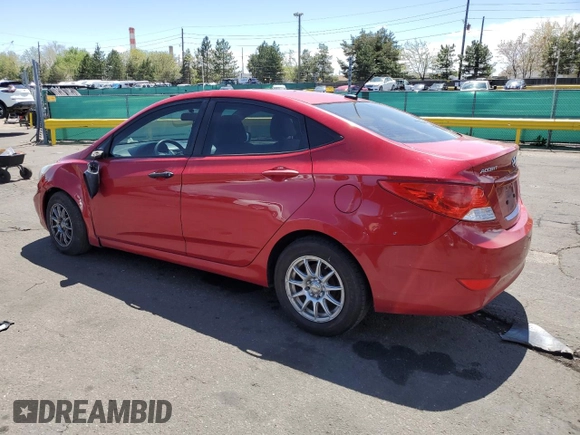 2013 Hyundai Accent GLS with VIN KMHCT4AE8DU365641, listed as a Copart auction lot 55042985 with 184,268 mi miles and Non Repairable. Bid and sale history available at carsss.com. Image 2.