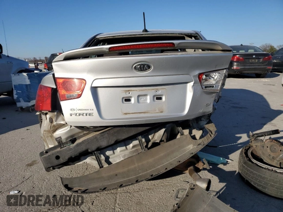 2013 Kia Forte SX with VIN KNAFW4A32D5656442, listed as a Copart auction lot 83443284 with 139,786 mi miles and Salvage Title. Bid and sale history available at carsss.com. Image 6.