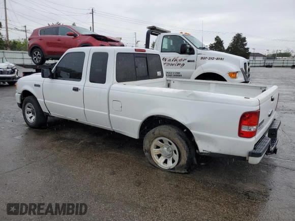 2011 Ford Ranger XLT with VIN 1FTLR4EEXBPA89648, listed as a Copart auction lot 54789615 with 106,630 mi miles and Salvage title. Bid and sale history available at DreamBid. Image 2.