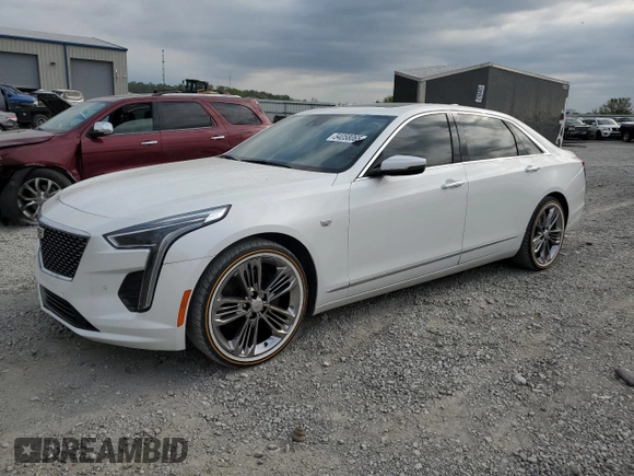 2019 Cadillac CT6 Luxury AWD with VIN 1G6KB5RS7KU123104, listed as a Copart auction lot 54058065 with 75,921 mi miles and Salvage title. Bid and sale history available at DreamBid. Image 1.