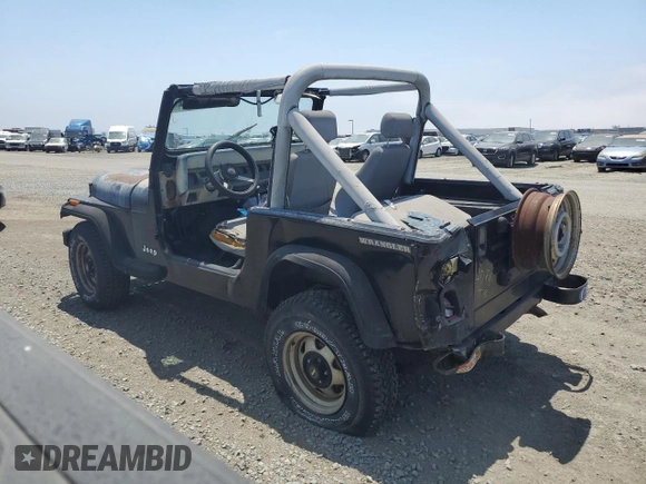 1990 Jeep Wrangler with VIN 2J4FY29T8LJ541585, listed as a Copart auction lot 54352634 with 138,022 mi miles and Salvage Title. Bid and sale history available at carsss.com. Image 2.