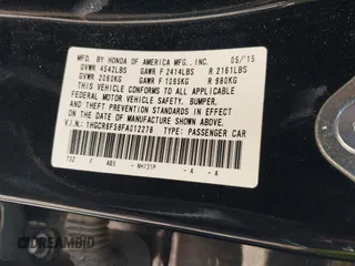 2015 Honda Accord EX-L с VIN 1HGCR6F58FA012278, выставлен на аукционе IAAI как лот 42185004 с пробегом 128 641 миль миль и . История ставок и продаж доступна на DreamBid. Изображение 9.