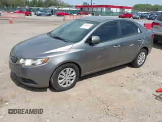 2012 Kia Forte EX with VIN KNAFU4A29C5574316, listed as a IAAI auction lot 42104534 with 195,993 mi miles. Bid and sale history available at carsss.com. Image 2.