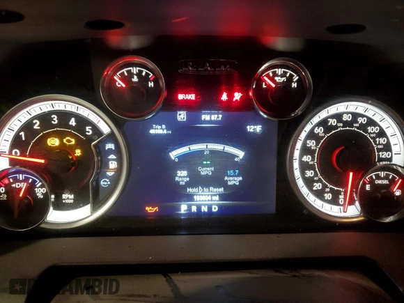 2017 Ram 1500 Big Horn with VIN 1C6RR7LM8HS880862, listed as a Copart auction lot 45559405 with 103,034 mi miles and Salvage Title. Bid and sale history available at carsss.com. Image 9.