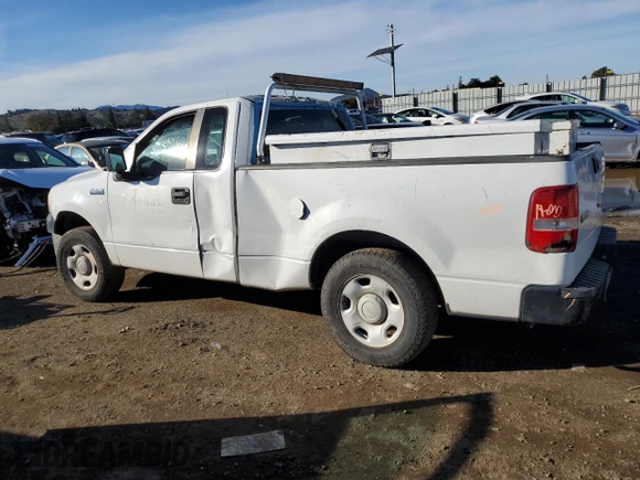 2007 Ford F-150 XL with VIN 1FTRF12237KC68629, listed as a Copart auction lot 87322514 with 167,487 mi miles and Salvage Title. Bid and sale history available at carsss.com. Image 2.