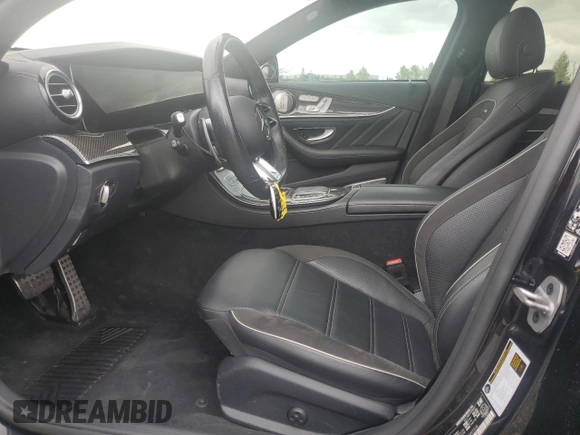 2021 Mercedes-Benz E 63 S AMG with VIN W1KZF8KB4MA997318, listed as a Copart auction lot 65971285 with 45,224 mi miles and Non repairable. Bid and sale history available at DreamBid. Image 7.