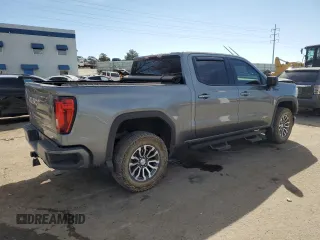 2021 GMC Sierra 1500 AT4 with VIN 3GTP9EED7MG427948, listed as a Copart auction lot 46108875 with 108,835 mi miles and Salvage Title. Bid and sale history available at carsss.com. Image 3.
