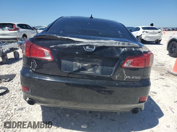 2013 Lexus IS 250 with VIN JTHBF5C24D5187624, listed as a Copart auction lot 53852055 with Not provided miles and Salvage title. Bid and sale history available at DreamBid. Image 6.