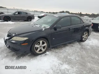 2005 Mazda 6 Sport S with VIN 1YVHP80D155M71207, listed as a Copart auction lot 41487445 with 236,990 mi miles and Salvage Title. Bid and sale history available at DreamBid. Image 1.