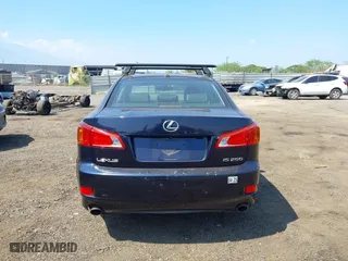2009 Lexus IS 250 with VIN JTHBK262095105143, listed as a IAAI auction lot 41709381 with 1 mi miles. Bid and sale history available at carsss.com. Image 15.