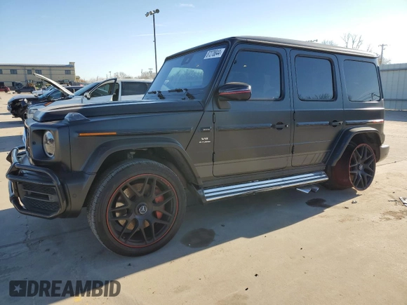 2019 Mercedes-Benz G 63 AMG with VIN WDCYC7HJ5KX307720, listed as a Copart auction lot 87278844 with 63,380 mi miles and Salvage Title. Bid and sale history available at DreamBid. Image 1.