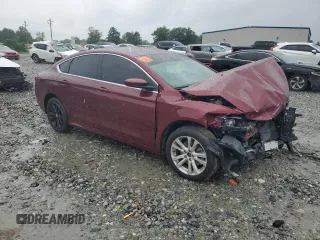 2015 Chrysler 200 Limited with VIN 1C3CCCAB8FN743396, listed as a Copart auction lot 58842815 with 59,714 mi miles and Salvage title. Bid and sale history available at DreamBid. Image 4.