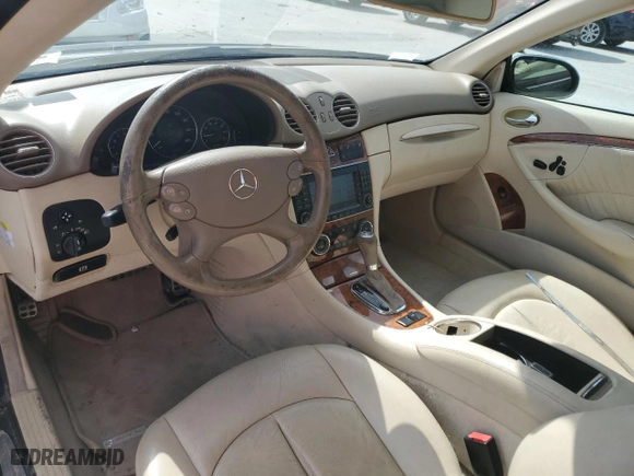 2008 Mercedes-Benz CLK-Class 3.5L with VIN WDBTK56F98T089110, listed as a Copart auction lot 49152815 with 93,863 mi miles and Salvage Title. Bid and sale history available at carsss.com. Image 8.