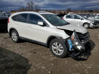 2014 Honda CR-V EX-L with VIN 5J6RM4H78EL048768, listed as a Copart auction lot 47720055 with 100,062 mi miles and Salvage Title. Bid and sale history available at carsss.com. Image 4.