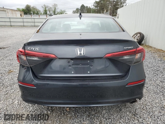 2024 Honda Civic Sport with VIN 2HGFE2F54RH577294, listed as a Copart auction lot 57447825 with 32,898 mi miles and Salvage title. Bid and sale history available at DreamBid. Image 6.