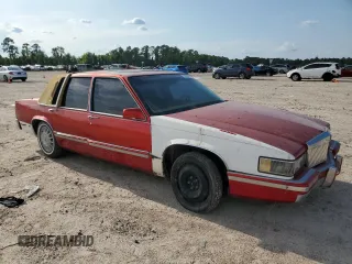 1991 Cadillac DeVille z VIN 1G6CD53B2M4335645, wystawiony jako Copart lot #53390805 z przebiegiem 210 451 mil mil oraz Szkoda całkowita • Salvage title. Historia ofert i sprzedaży dostępna na DreamBid. Obrazek 4.