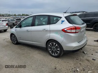 2018 Ford C-Max Titanium with VIN 1FADP5DU2JL101778, listed as a Copart auction lot 52455305 with 136,522 mi miles and Salvage Title. Bid and sale history available at DreamBid. Image 2.