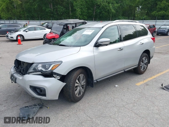 2017 Nissan Pathfinder SV z VIN 5N1DR2MM0HC619400, wystawiony jako IAAI lot #42457072 z przebiegiem 159 839 mil mil oraz . Historia ofert i sprzedaży dostępna na DreamBid. Obrazek 18.