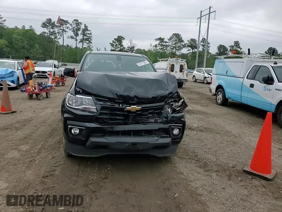 2022 Chevrolet Colorado 2WD LT with VIN 1GCGSCEN9N1248375, listed as a Copart auction lot 51471005 with 65,608 mi miles and Salvage title. Bid and sale history available at DreamBid. Image 10.