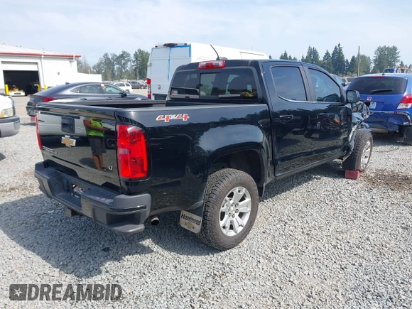 2020 Chevrolet Colorado 4WD LT with VIN 1GCGTCEN5L1233382, listed as a IAAI auction lot 42489220 with 61,949 mi miles and . Bid and sale history available at DreamBid. Image 4.