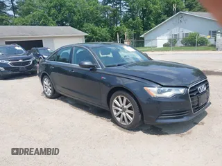 2013 Audi A6 Premium Plus with VIN WAUGGAFC3DN083155, listed as a IAAI auction lot 42446063 with 101,273 mi miles and . Bid and sale history available at DreamBid. Image 1.