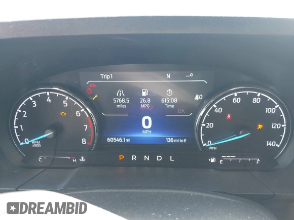 2022 Ford Maverick XL with VIN 3FTTW8E93NRA82976, listed as a IAAI auction lot 41859734 with 60,546 mi miles and . Bid and sale history available at DreamBid. Image 7.