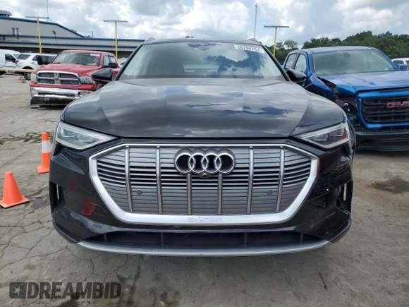 2019 Audi e-tron Premium Plus with VIN WA1LAAGE9KB022355, listed as a Copart auction lot 56298783 with 36,313 mi miles. Bid and sale history available at carsss.com. Image 5.