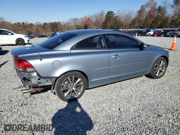 2010 Volvo C70 with VIN YV1672MC7AJ092851, listed as a Copart auction lot 82639664 with 73,004 mi miles and Salvage Title. Bid and sale history available at carsss.com. Image 3.