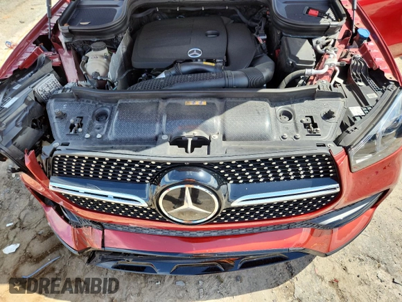 2021 Mercedes-Benz GLE 350 with VIN 4JGFB4KB6MA444697, listed as a Copart auction lot 63229195 with 58,566 mi miles and Non repairable. Bid and sale history available at DreamBid. Image 12.