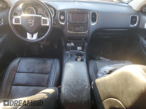 2013 Dodge Durango Citadel with VIN 1C4RDHEG0DC637488, listed as a Copart auction lot 79989364 with 195,461 mi miles and Salvage title. Bid and sale history available at DreamBid. Image 8.