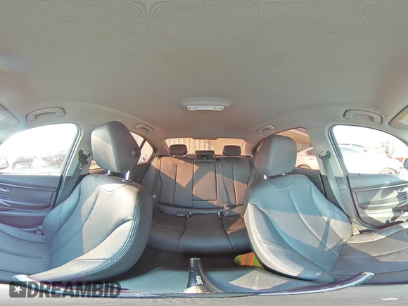 2013 BMW 3 Series 328i with VIN WBA3A5C57DF602652, listed as a Copart auction lot 60874345 with 147,214 mi miles and Salvage title. Bid and sale history available at DreamBid. Image 14.