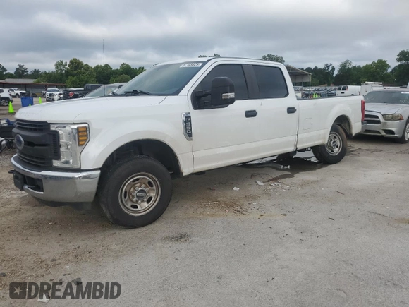 2019 Ford F-350 XL with VIN 1FT8W3A67KEG54330, listed as a Copart auction lot 57588535 with 247,040 mi miles and Salvage title. Bid and sale history available at DreamBid. Image 1.