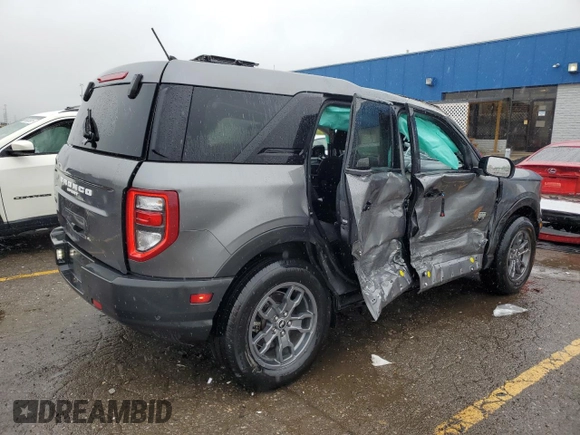 2023 Ford Bronco Sport Big Bend with VIN 3FMCR9B61PRD37887, listed as a Copart auction lot 56373245 with 17,700 mi miles and Non repairable. Bid and sale history available at DreamBid. Image 3.