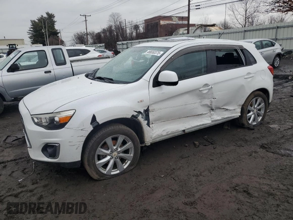 2015 Mitsubishi Outlander Sport 2.4 ES with VIN 4A4AR3AW5FE058205, listed as a Copart auction lot 46650375 with 0 mi miles and Salvage Title. Bid and sale history available at carsss.com. Image 1.