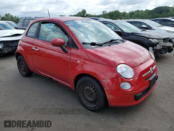 2013 FIAT 500 Pop z VIN 3C3CFFAR6DT579908, wystawiony jako Copart lot #63145225 z przebiegiem 159 059 mil mil oraz Czysty tytuł • Clean title. Historia ofert i sprzedaży dostępna na DreamBid. Obrazek 4.