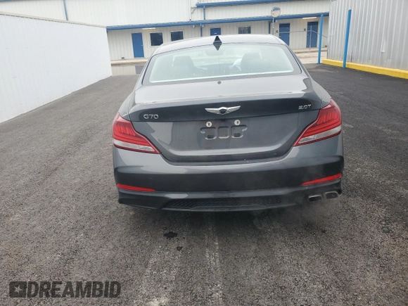 2020 Genesis G70 2.0T with VIN KMTG64LA7LU050255, listed as a Copart auction lot 42339465 with 53,377 mi miles and Clean title. Bid and sale history available at DreamBid. Image 6.