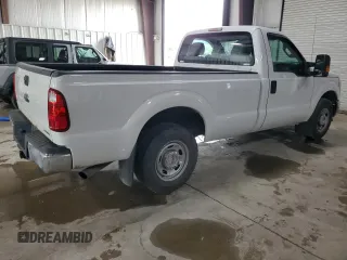 2015 Ford F-250 XL with VIN 1FTBF2A65FEB10141, listed as a Copart auction lot 65227535 with 163,790 mi miles and Salvage title. Bid and sale history available at DreamBid. Image 3.