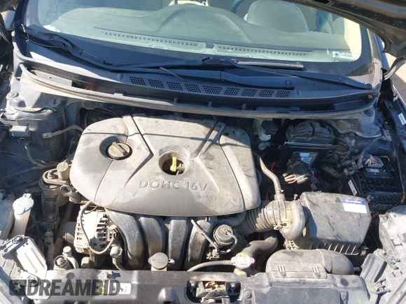 2013 Hyundai Elantra GLS z VIN KMHDH4AEXDU933572, wystawiony jako IAAI lot #42394567 z przebiegiem Nie podano mil oraz . Historia ofert i sprzedaży dostępna na DreamBid. Obrazek 10.