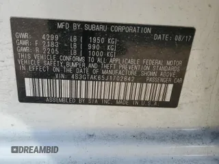 2018 Subaru Impreza Special Sports z VIN 4S3GTAK65J1702842, wystawiony jako Copart lot #48484425 z przebiegiem 90 265 mil mil oraz Nie do naprawy • Non repairable. Historia ofert i sprzedaży dostępna na DreamBid. Obrazek 12.