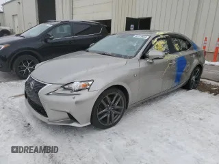 2015 Lexus IS 250 with VIN JTHCF1D28F5015935, listed as a Copart auction lot 83151654 with 147,964 mi miles and Salvage title. Bid and sale history available at DreamBid. Image 1.