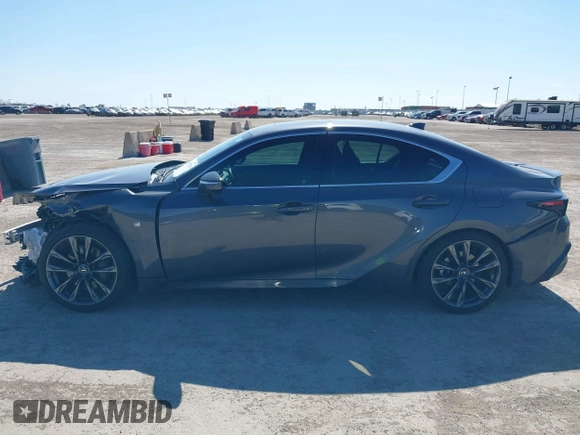 2024 Lexus IS with VIN JTHGZ1B25R5073808, listed as a IAAI auction lot 41657039 with 11,766 mi miles. Bid and sale history available at carsss.com. Image 15.