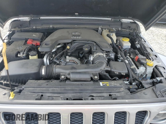2018 Jeep Wrangler Unlimited Sahara with VIN 1C4HJXEG9JW231976, listed as a Copart auction lot 62427345 with 54,127 mi miles and Salvage title. Bid and sale history available at DreamBid. Image 12.