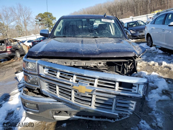 2015 Chevrolet Silverado 1500 LTZ with VIN 3GCUKSEC3FG180718, listed as a Copart auction lot 45627155 with 96,195 mi miles and Salvage Title. Bid and sale history available at carsss.com. Image 5.