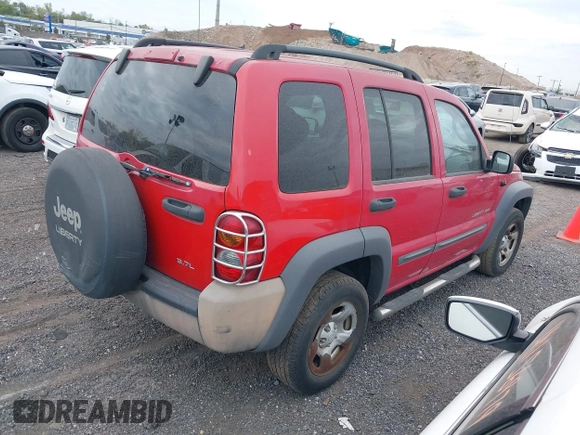 2003 Jeep Liberty Sport with VIN 1J4GL48K23W660989, listed as a IAAI auction lot 40370765 with 166,297 mi miles. Bid and sale history available at carsss.com. Image 4.
