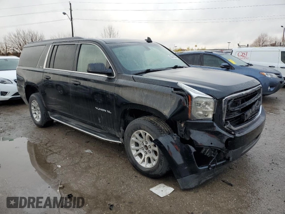 2017 GMC Yukon XL SLE with VIN 1GKS2FKC4HR213641, listed as a Copart auction lot 80441354 with 157,522 mi miles and Salvage Title. Bid and sale history available at carsss.com. Image 4.