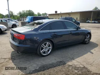 2015 Audi A6 Premium Plus with VIN WAUGFAFC4FN002525, listed as a Copart auction lot 60429015 with 73,835 mi miles and Salvage title. Bid and sale history available at DreamBid. Image 3.
