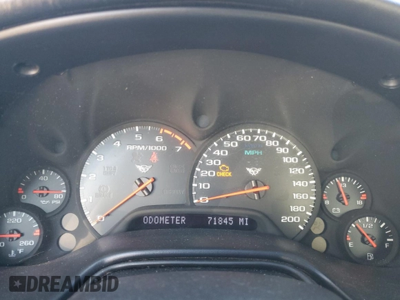 2000 Chevrolet Corvette with VIN 1G1YY22G4Y5108579, listed as a Copart auction lot 80337354 with 115,623 mi miles and Salvage Title. Bid and sale history available at DreamBid. Image 9.