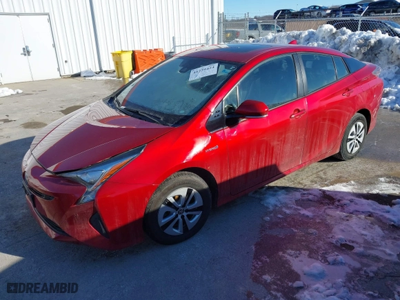2018 Toyota Prius Two with VIN JTDKARFU5J3055838, listed as a IAAI auction lot 41259424 with 87,056 mi miles. Bid and sale history available at carsss.com. Image 17.